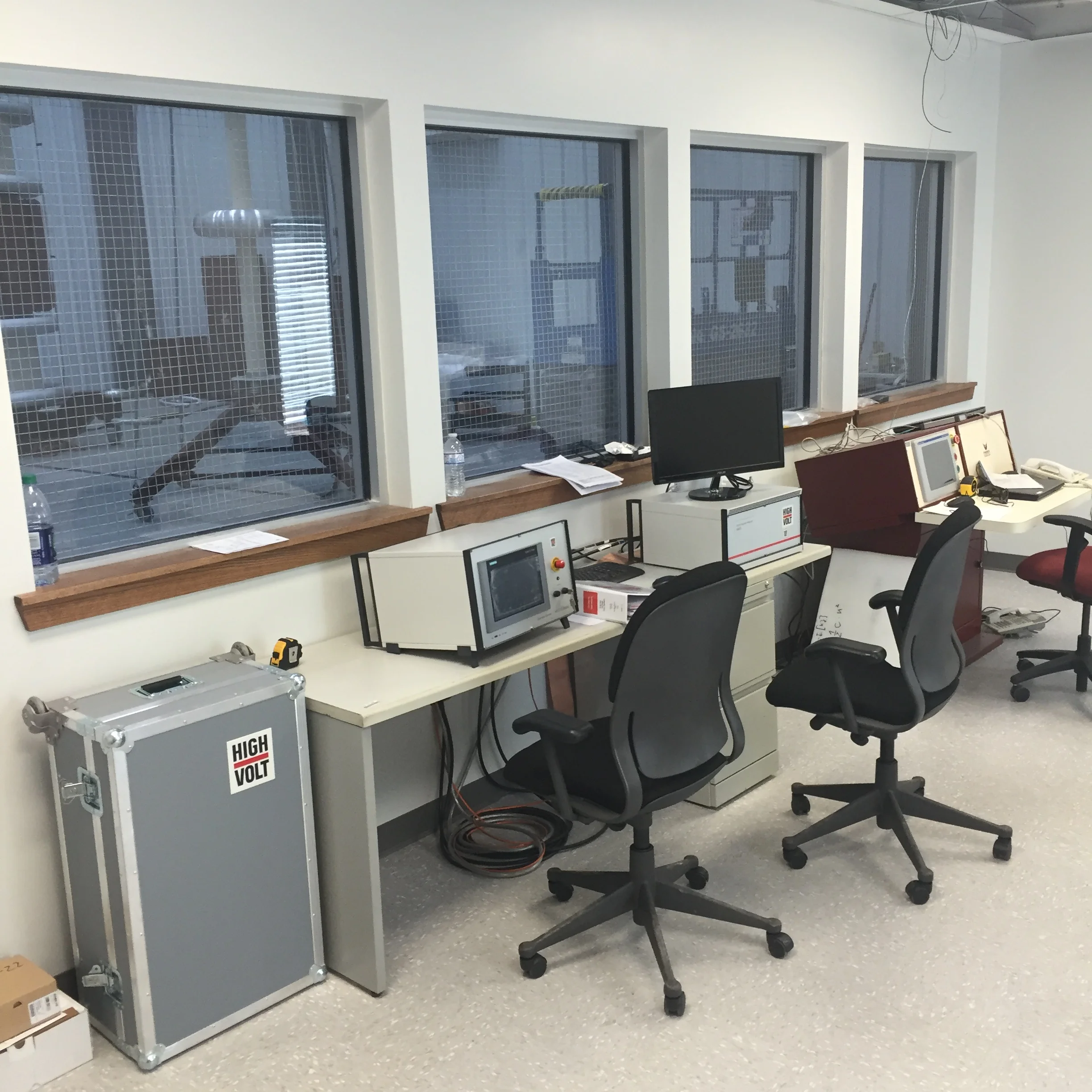 Test lab control room