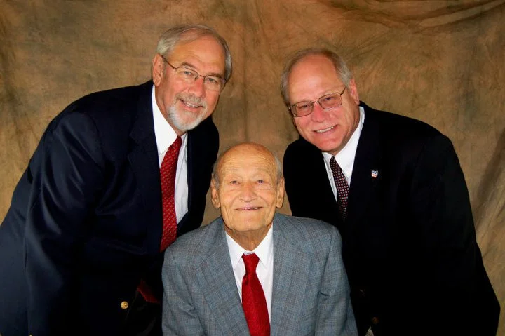 Rickeye (past owner), Horace (founder), & Russell (current CEO) Sewell in 2011