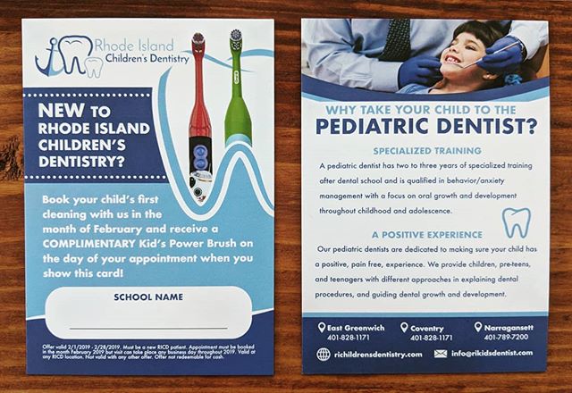 Some Matte Finish Flyers for Our Friends @richildrensdentistry.

#pvddesignco #providence #ri #rhodeisland #business #marketing #flyers #cardstock #printing #design #graphicdesign #dentist #dental #tooth