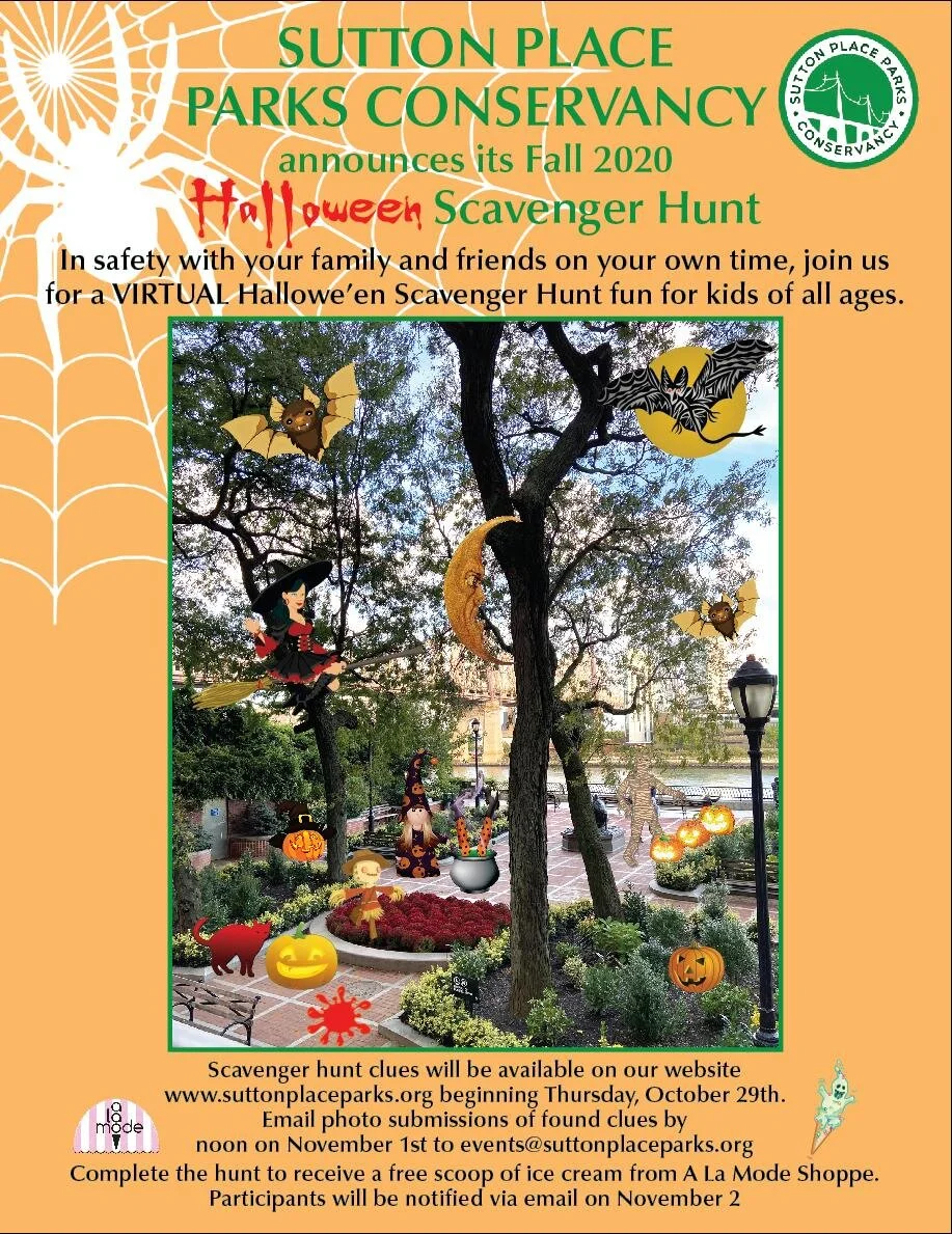HALLOWEEN SCAVENGER HUNT — Sutton Place Parks Conservancy