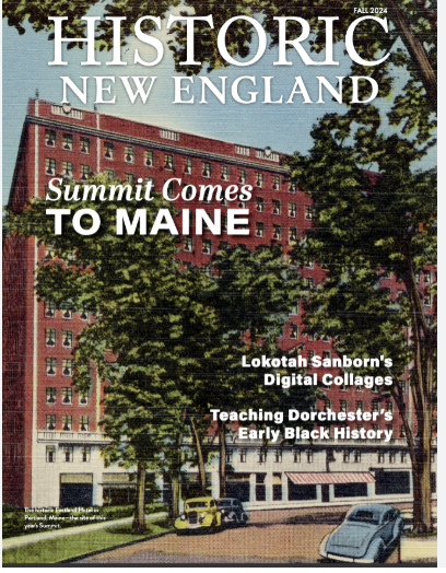 Historic New England Magazine, Fall Edition Cover