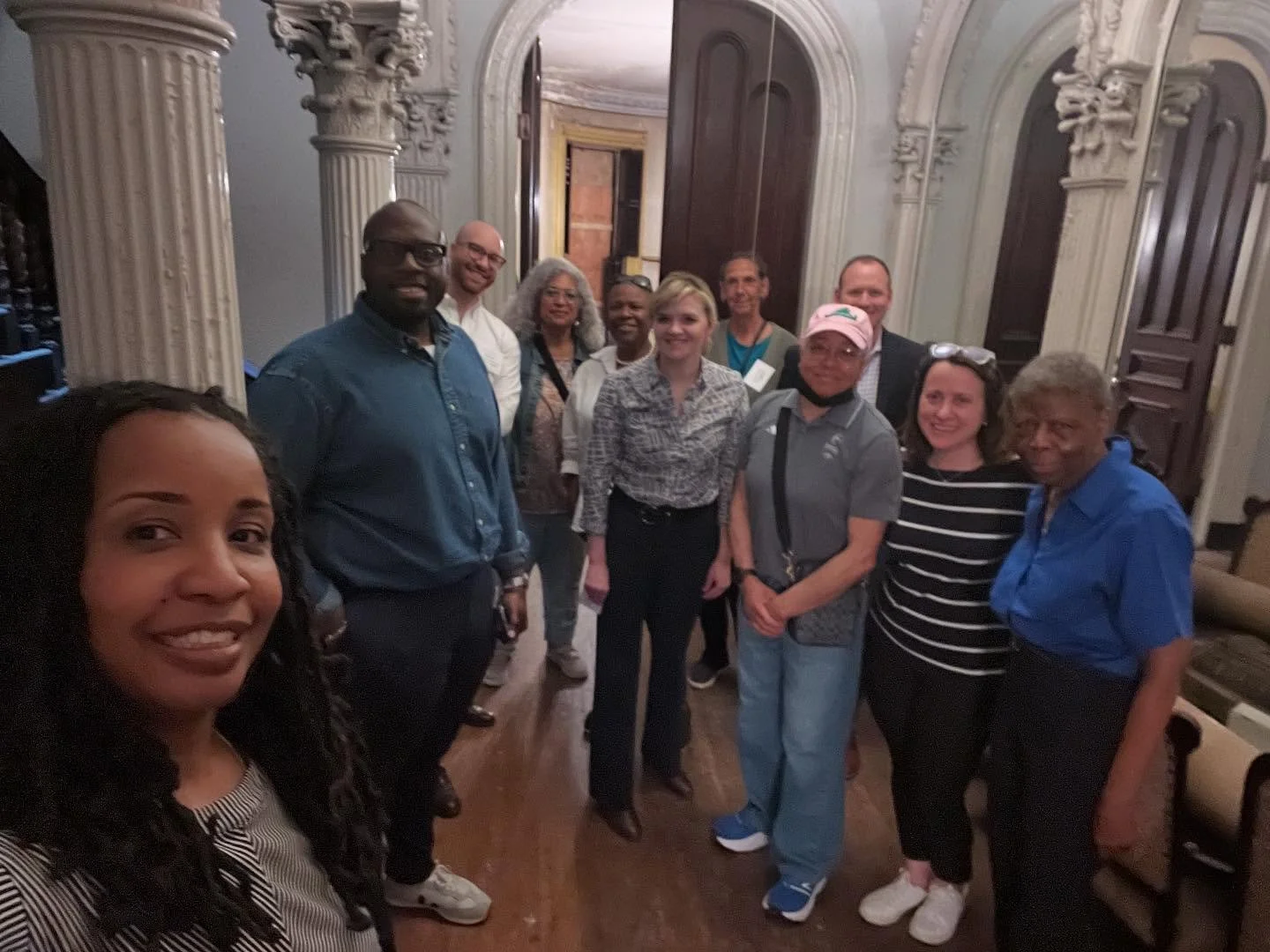 Great time hosting committee members from the Henderson Foundation and Legacy Funds at @LWCSBoston this afternoon! It was an inquisitive, thoughtful and friendly group!#Preservation #BlackHistory #Boston #herstory
