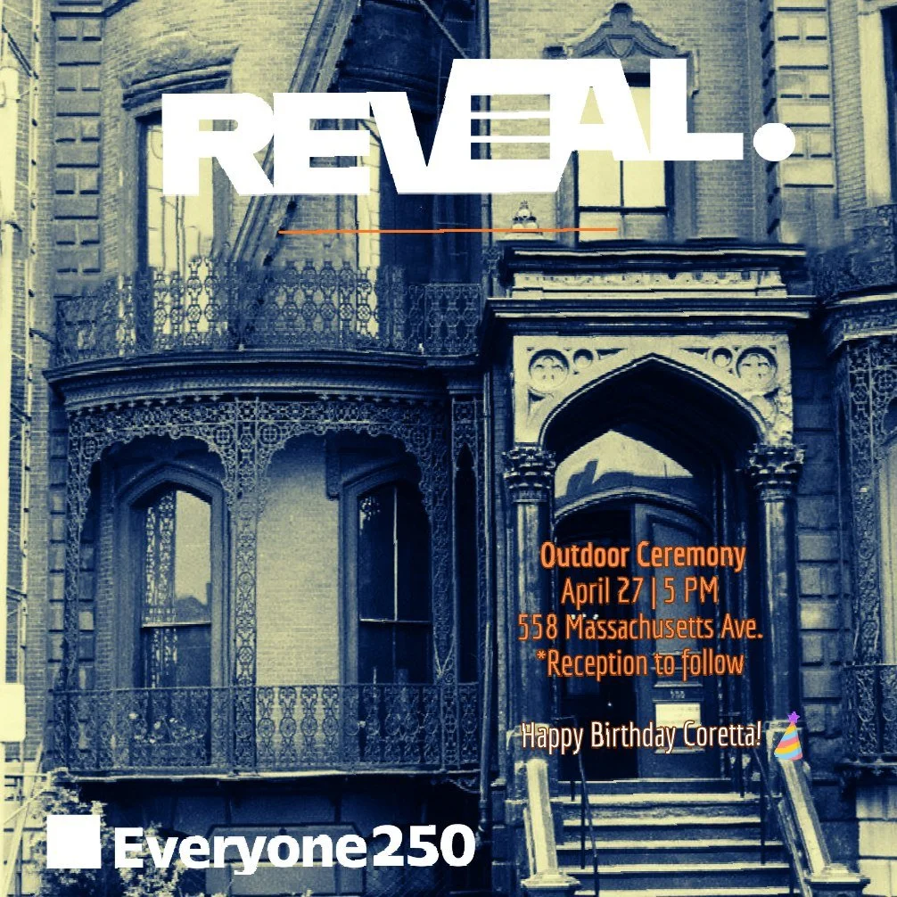 Join us on April 27 at 5 PM for the unveiling of the Everyone 250 Historic Marker at our headquarters. This event not only marks our inclusion in an important historical program but also celebrates Coretta Scott King's 99th birthday. Together with Em
