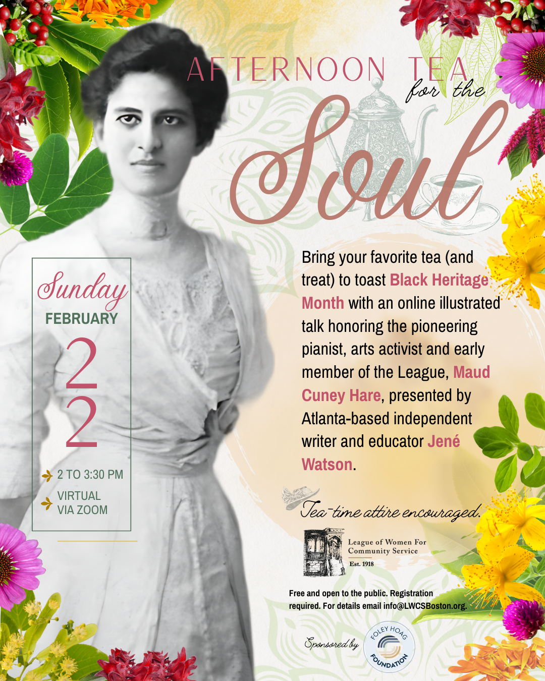 Afternoon Tea for the Soul Event Flyer