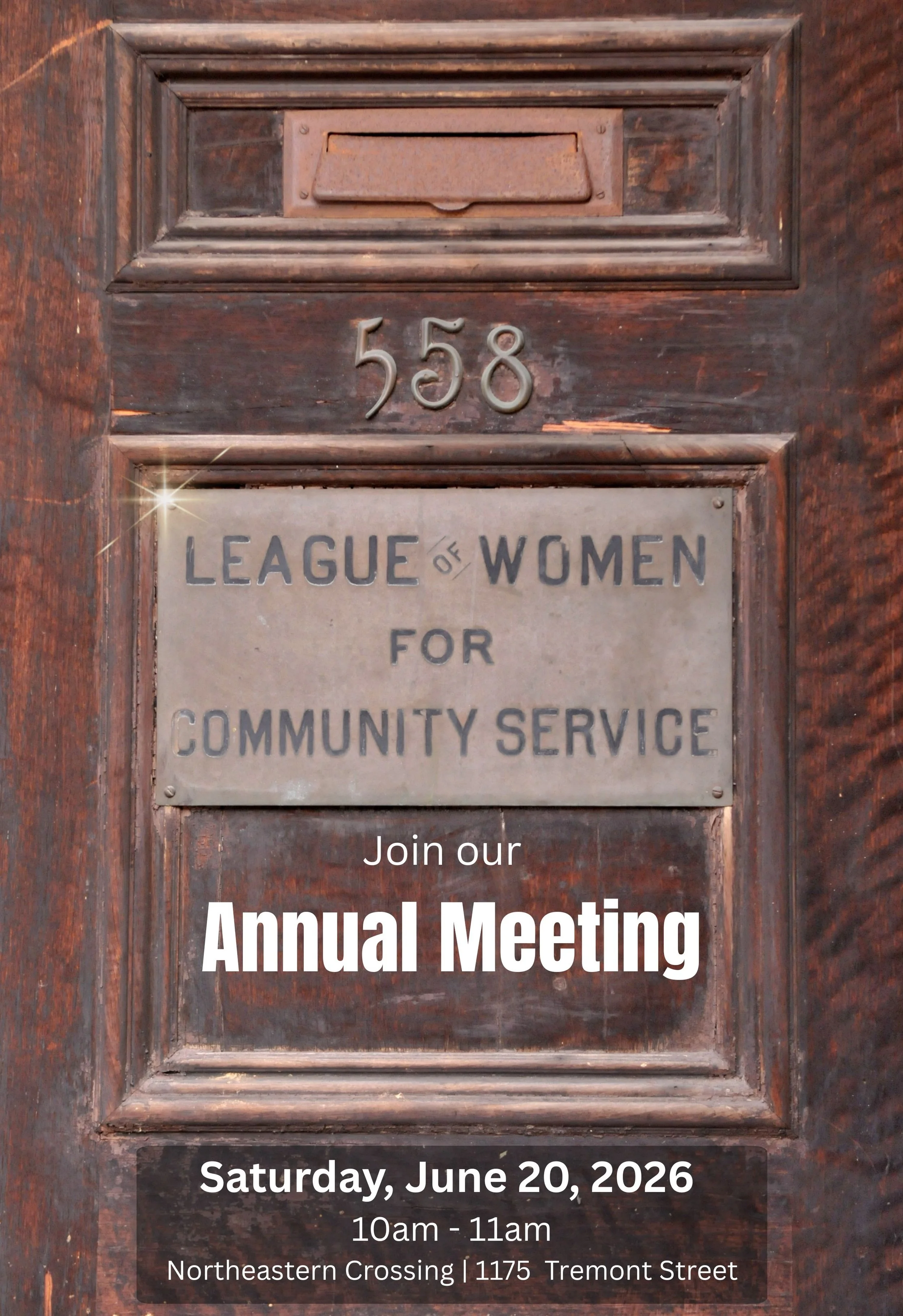 LWCS Annual Meeting Event Flyer