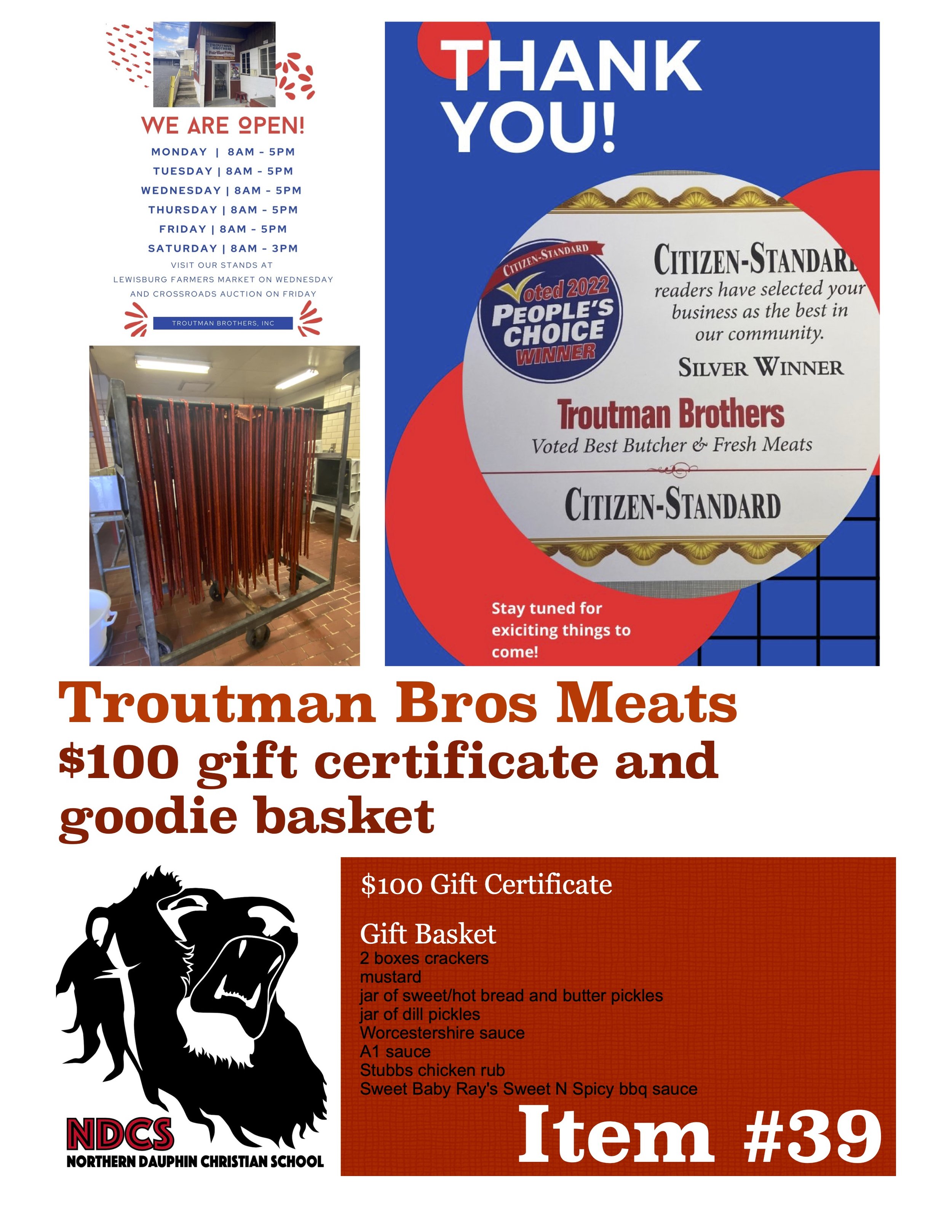 Spring Auction and Dinner Celebration — NDCS