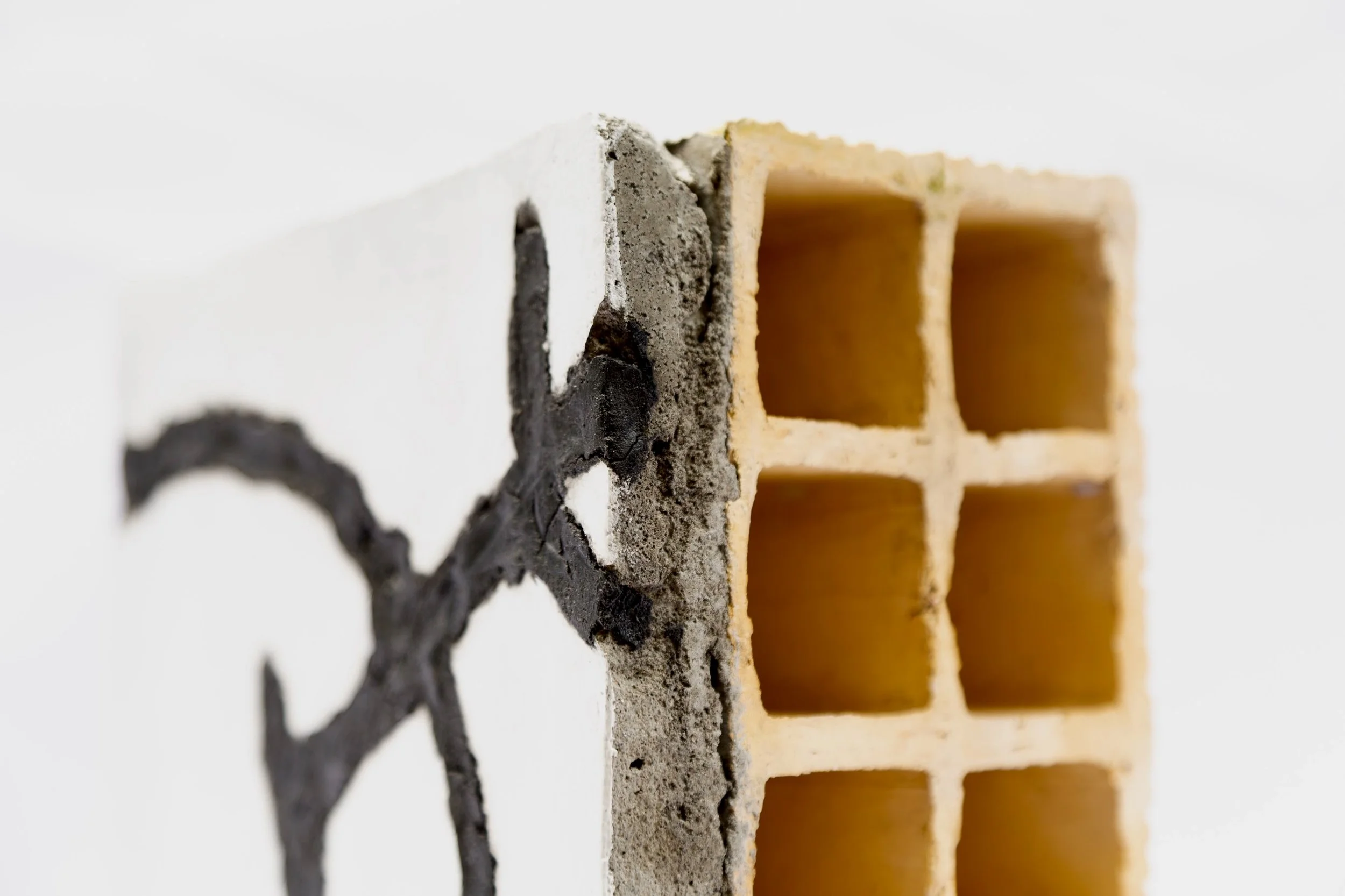 detalhe modulo 1, 2020, tatuagem sobre muro TAIOM