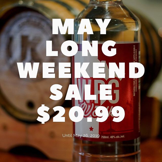 Don't forget, WPG Vodka is only $20.99 for a 750ml bottle until May 26!

This ultra premium, made in Manitoba vodka is the perfect way to kick off May long weekend!

#Winnipeg #Vodka #Local #Wpg #WpgNow #MB #Manitoba #BuyLocal #Bartender #Cocktail #S