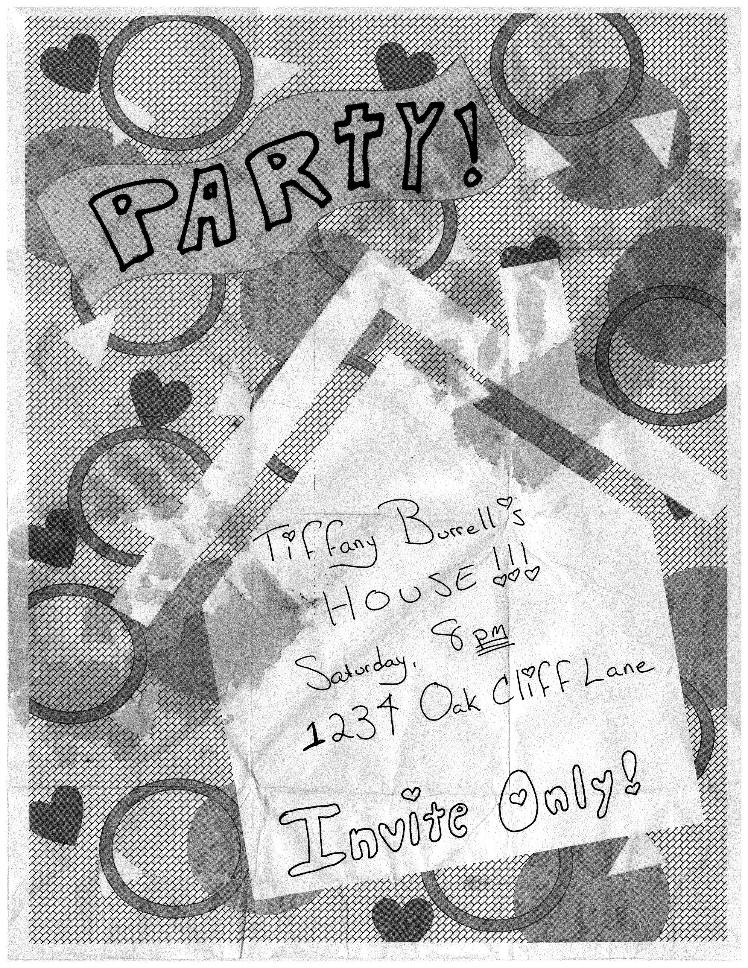 PDF Download of The Party at Tiffany Burrell's House