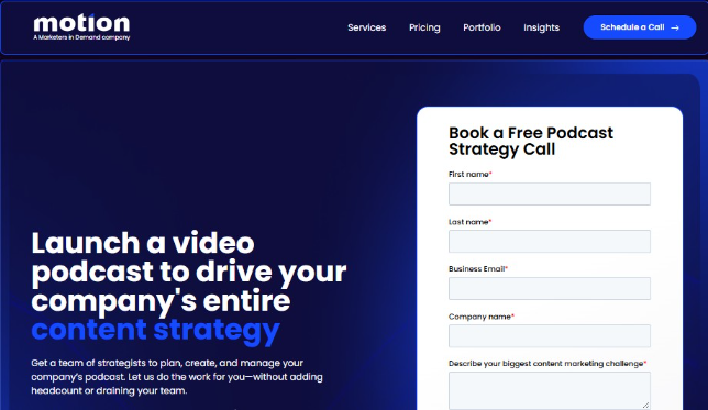 Motion website