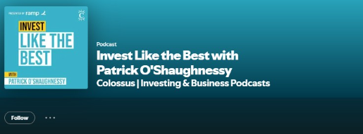 Invest Like the Best Spotify website