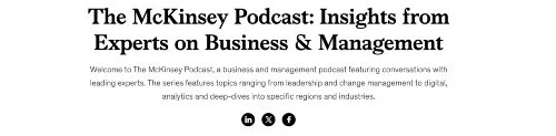 McKinsey Podcast