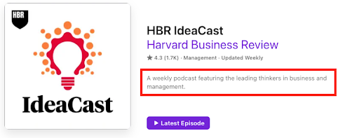 HBR Ideacast