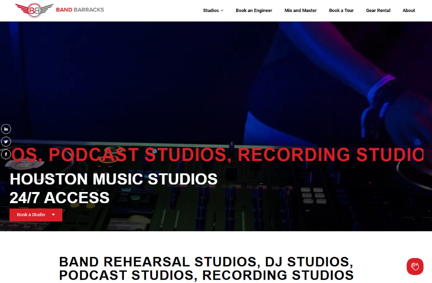 Band Barracks website