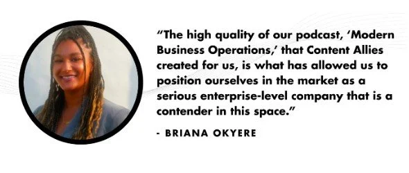 Briana from TONKEAN, shares her feedback on how Content Allies grew their unique listeners in a single quarter