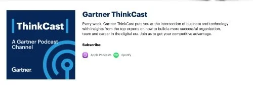 Gartner ThinkCast