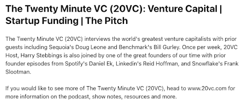 The Twenty Minute VC