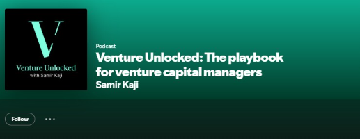Venture Unlocked Spotify website