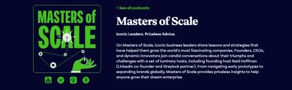 Masters of Scale (Reid Hoffman)