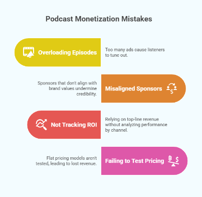 Podcast Monetization Mistakes