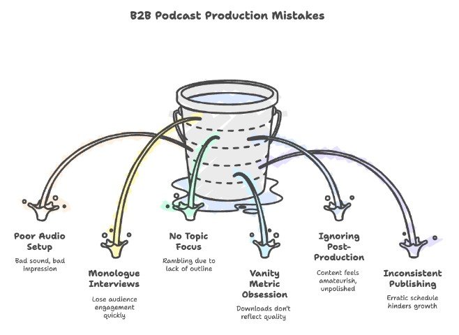 B2B Podcast Production Mistakes
