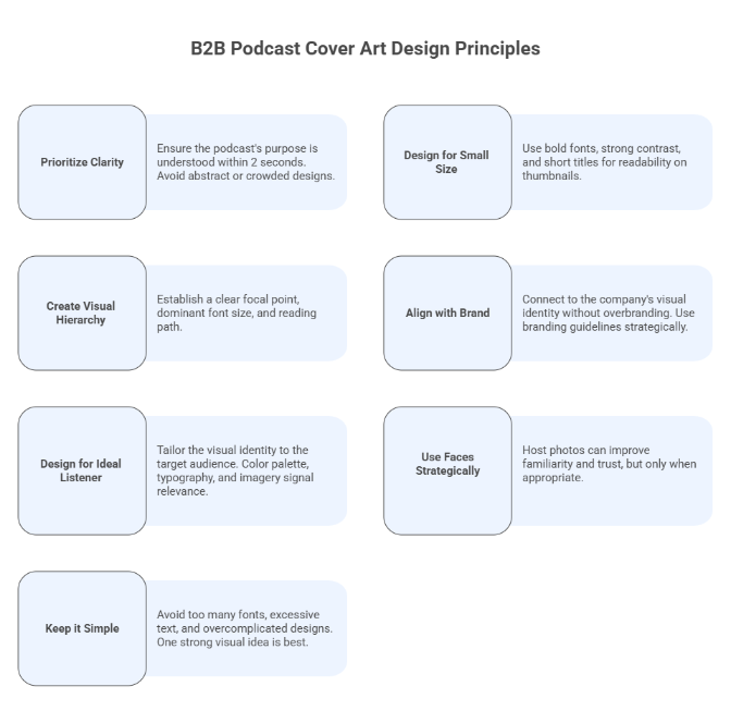 B2B Podcast Covert Art Design Principles