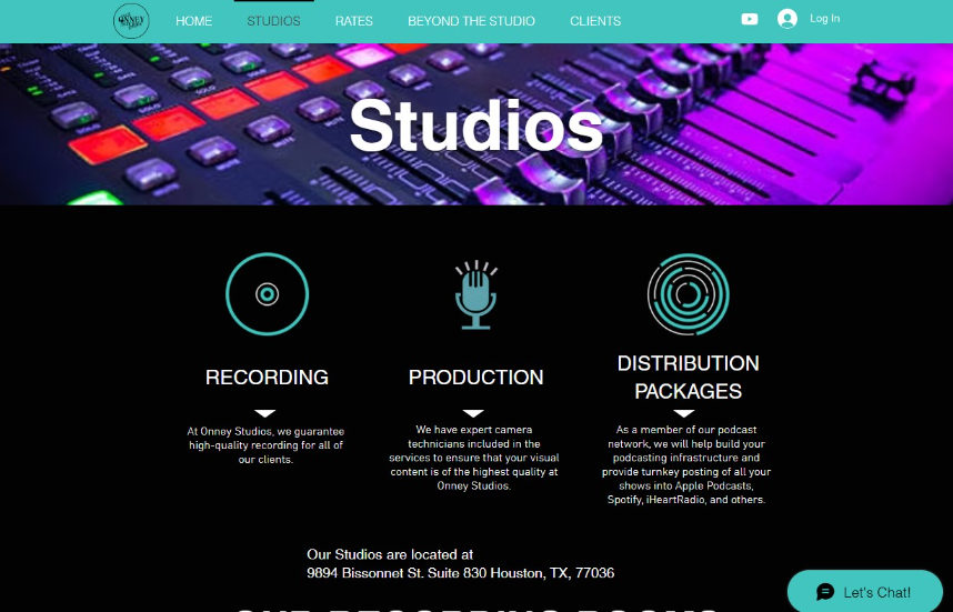 Onney Studios website
