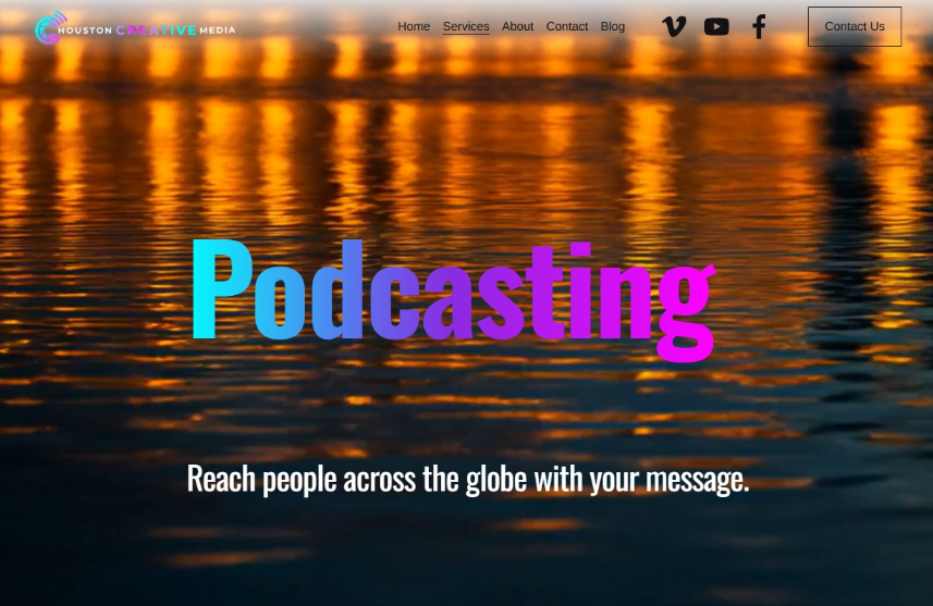 Houston Creative Media website