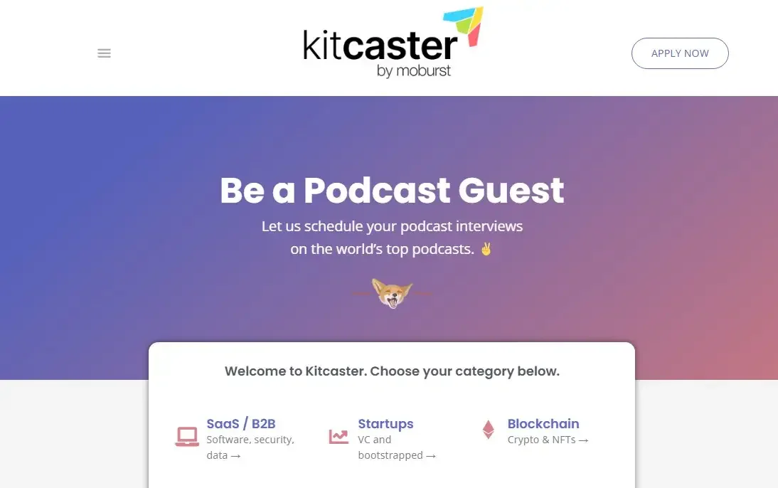 Honorable Mention. Kitcaster — Denver podcast guest-booking and visibility partner