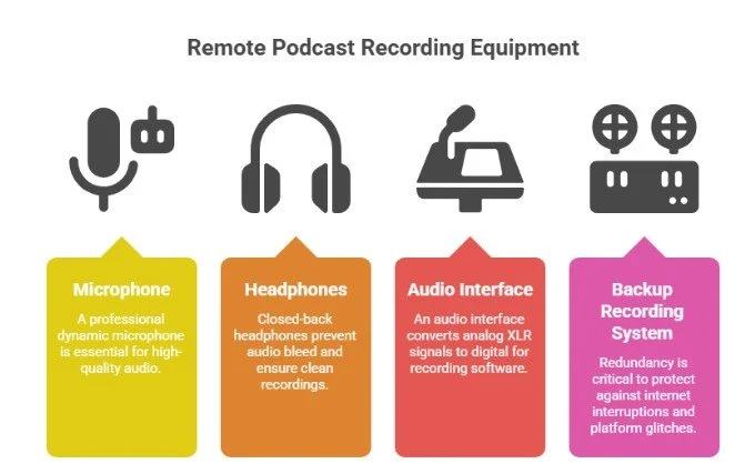 Remote Podcast Recording Equipment