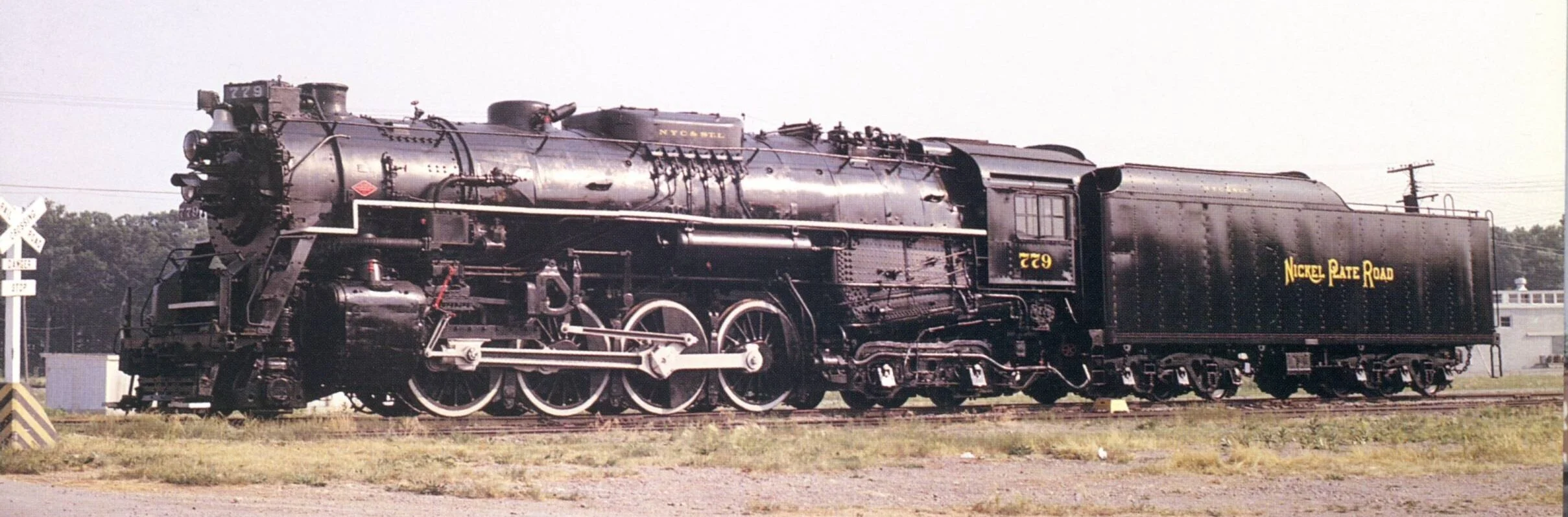 thumbnail image 2 of Vintage Nickel Plate Road Steam Locomotives #620 & #715 – 8x11 B&W Photo Reprint 2 of 6