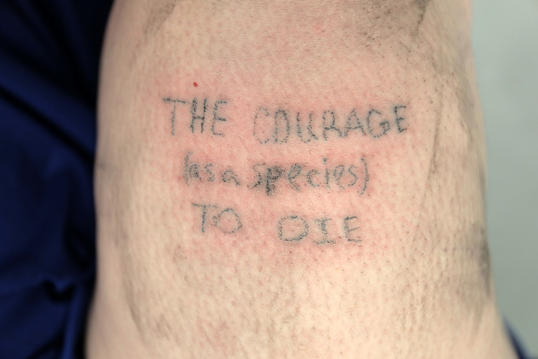 The Courage (as a species) To Die