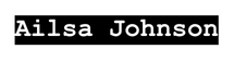Ailsa Johnson