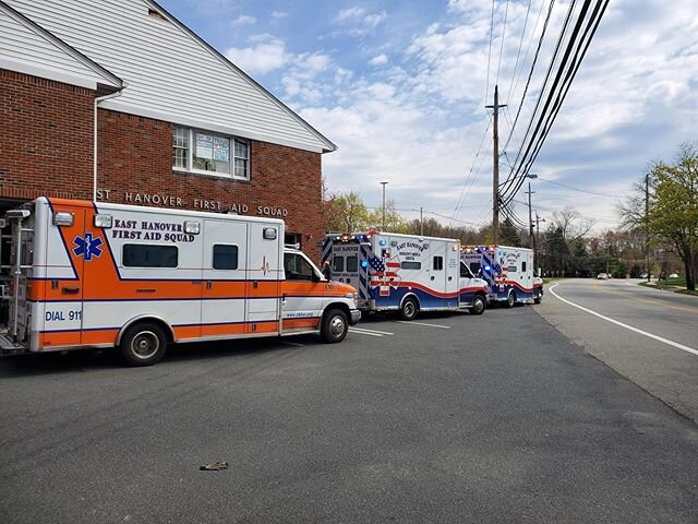 East Hanover Volunteer EMS had a week full of very thoughtful donations! 
Livingston Robotics Club Donated very much needed Face Shields for our EMT&rsquo;s 
Foundation 58 Donated water and hand sanitizers for our squad building

Maria Mangin donated