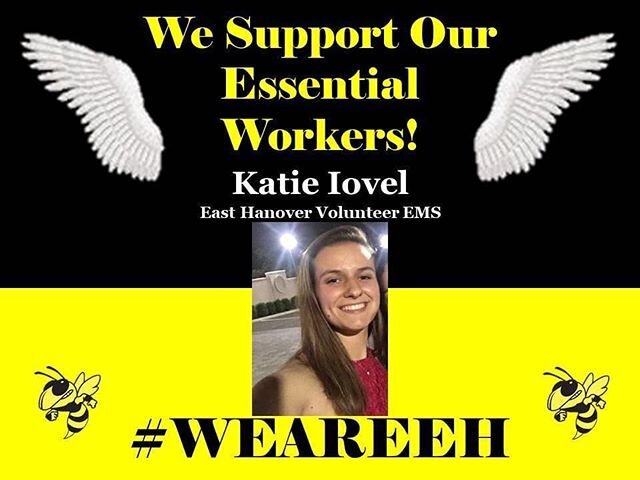 Congratulations Katie Iovel! Thank you for all you do!

Katie Iovel joined the East Hanover Volunteer EMS almost five years ago when she was a sophomore at Hanover Park High School. She is currently a Sophomore at Seton Hall University pursuing an un