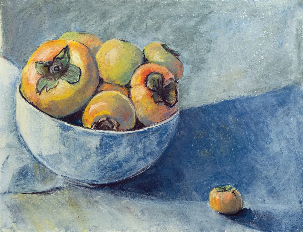 Persimmons Pastel 24 x 18 2018