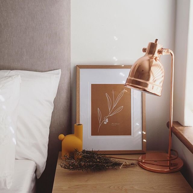 This little one went off to Melbourne this week ❤️but it looked pretty next to my bed so I had print two 😉