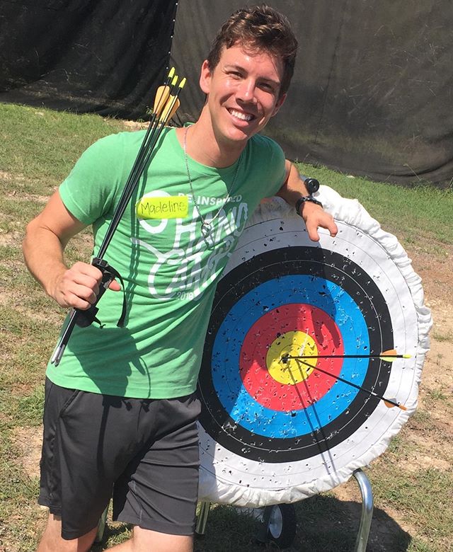 Nailed it🎯😎 Hand Camp today, new single tomorrow!! &bull;
&bull;
Also, I stole Madeline&rsquo;s name tag so... &ldquo;Hands On&rdquo; by Madeline Stone coming soon🤷🏻&zwj;♂️