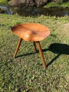 Mogens Lassen Scandinavian 3 legged Stool Restoration