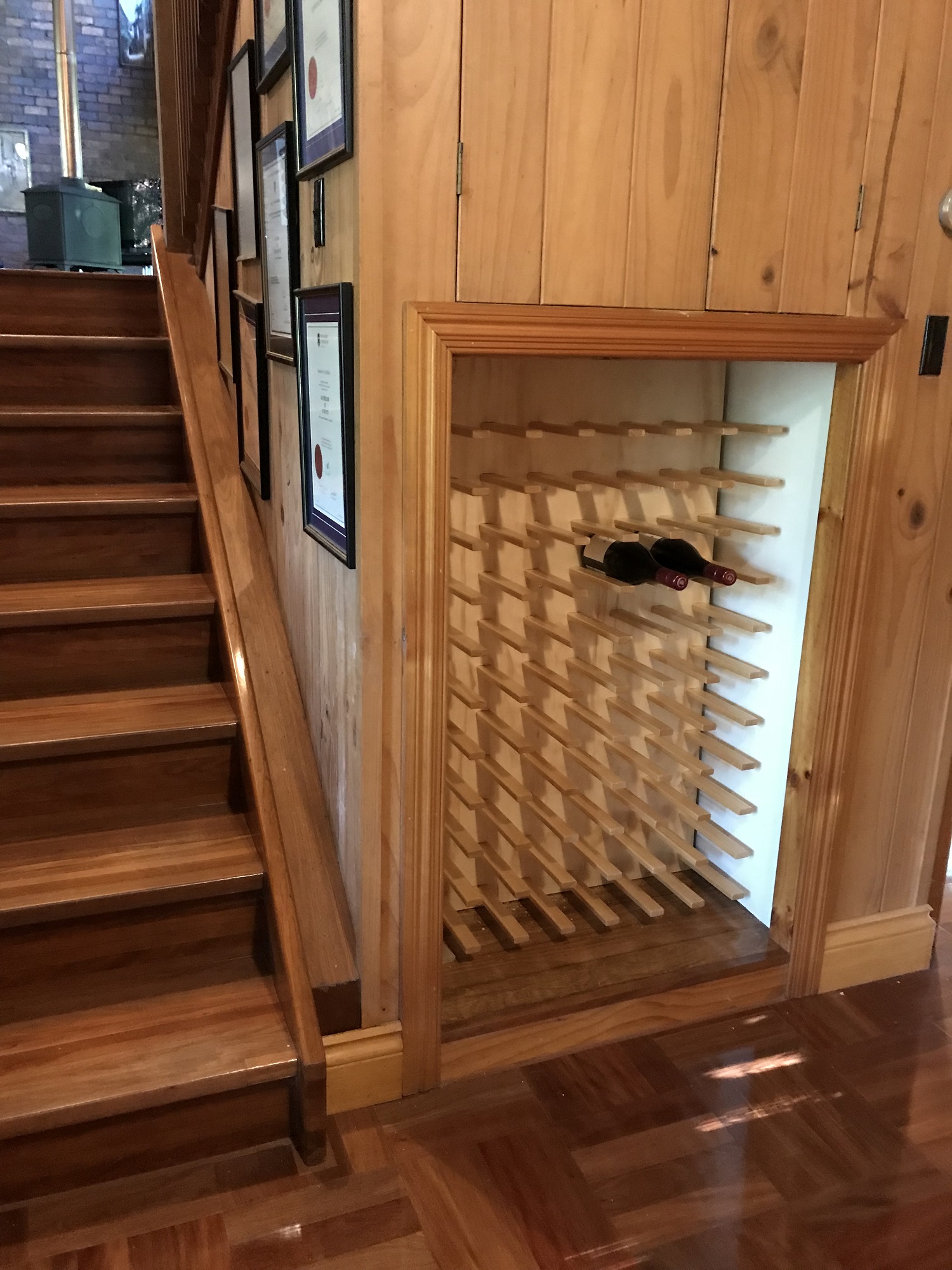 What a wonderful use for under the stairs