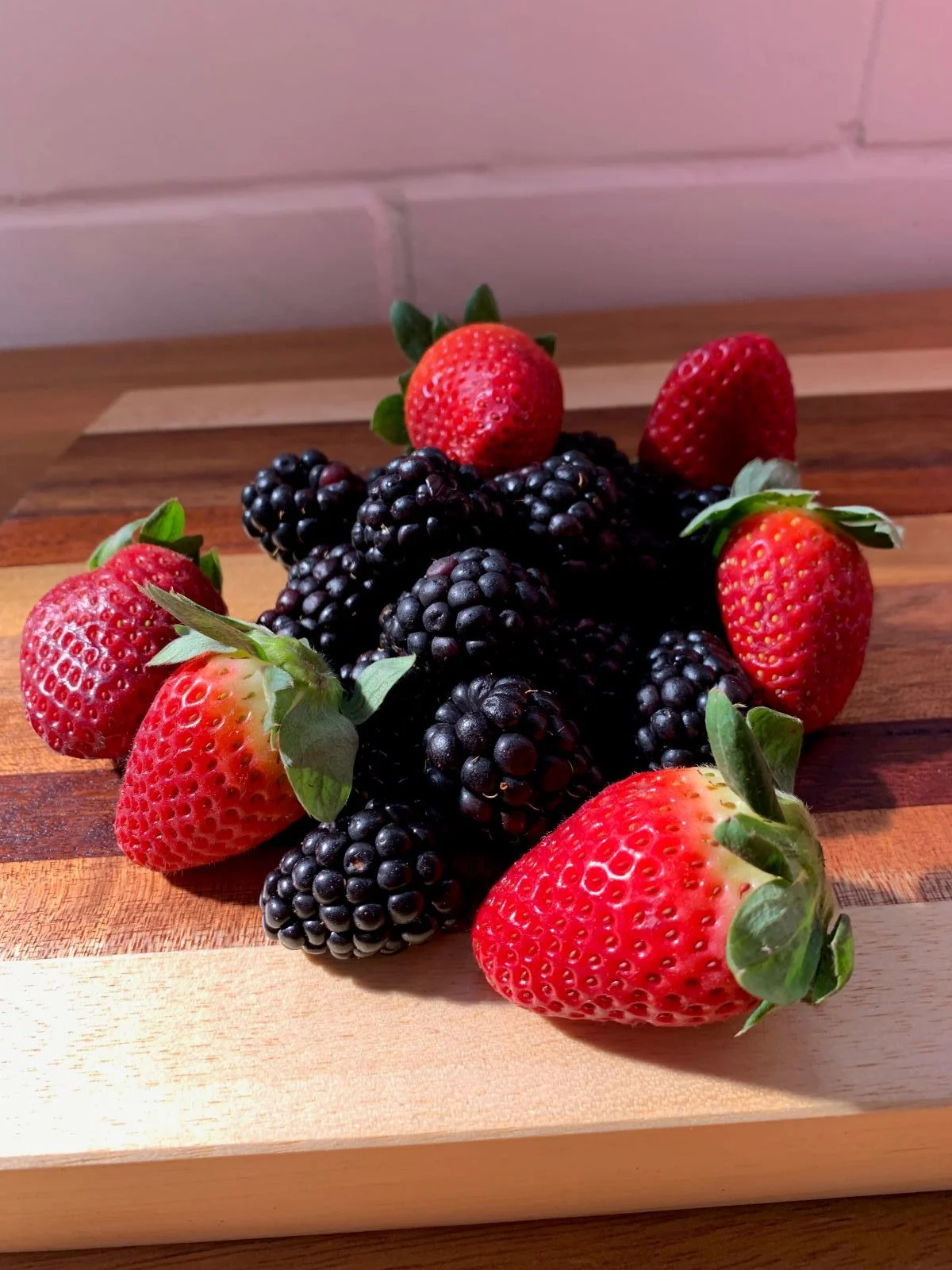 What better way to enhance glorious seasonal fruit