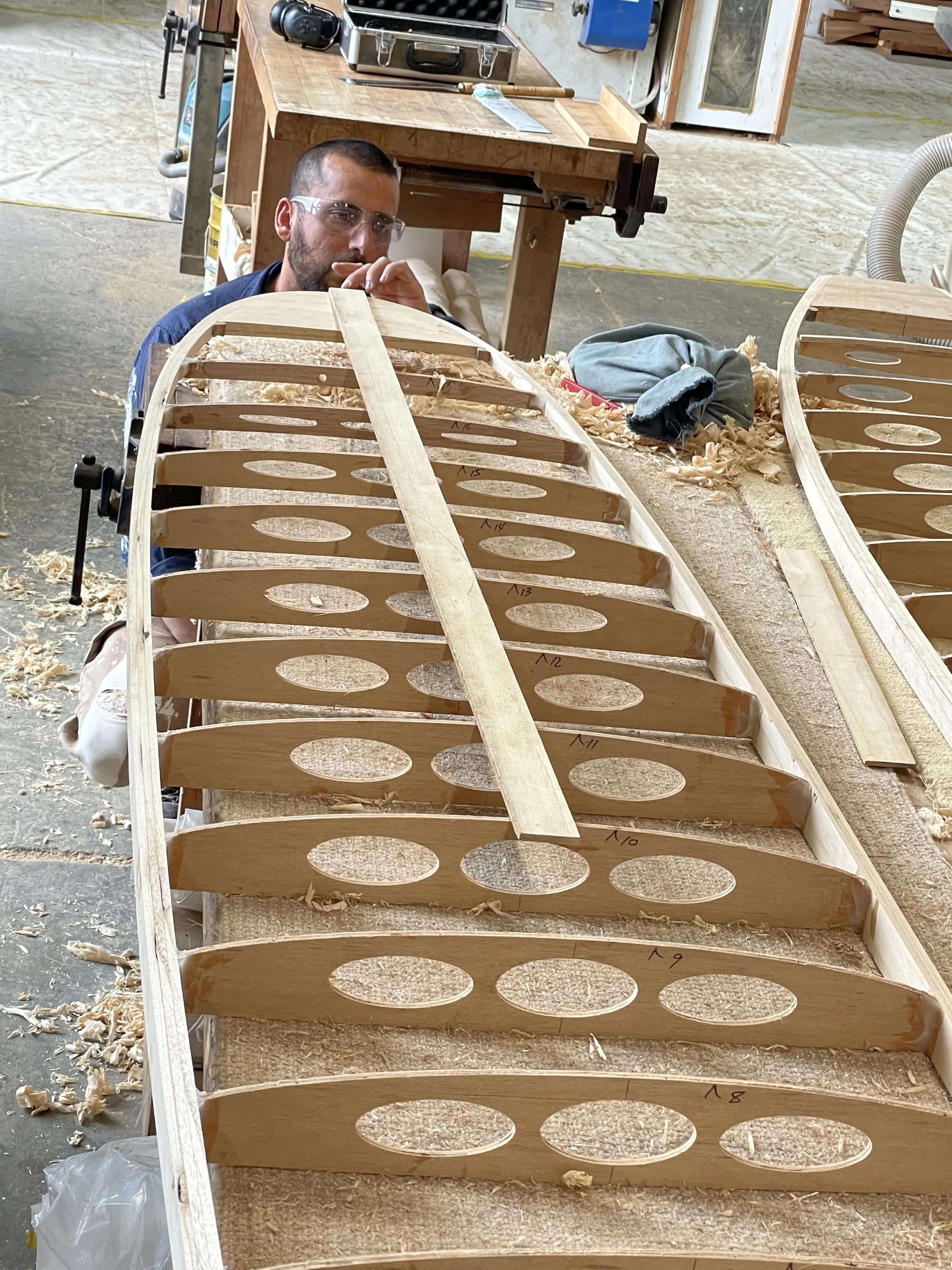 Winter is a great time to make a Wooden Surfboard