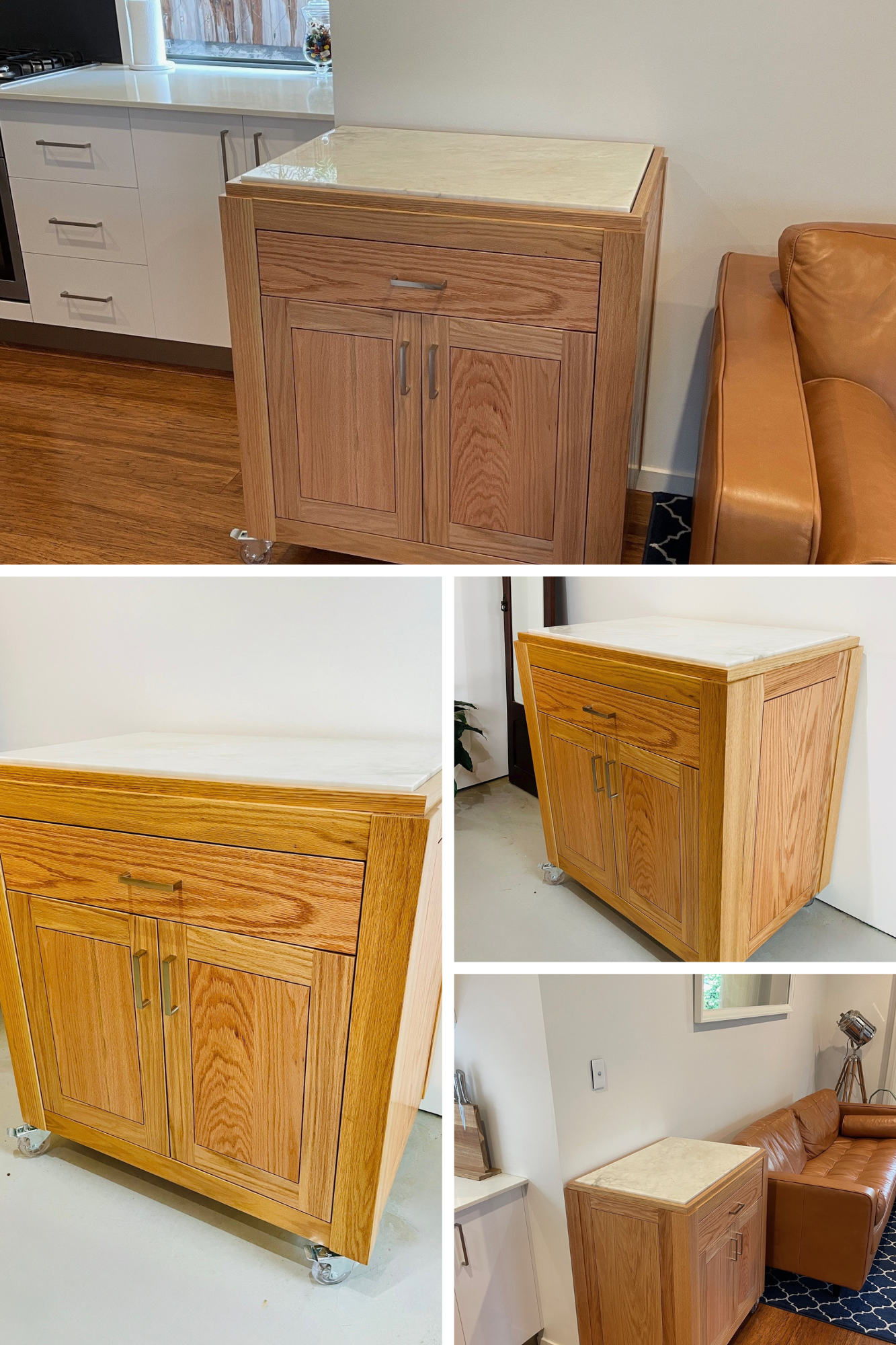 Marble and timber work so well together