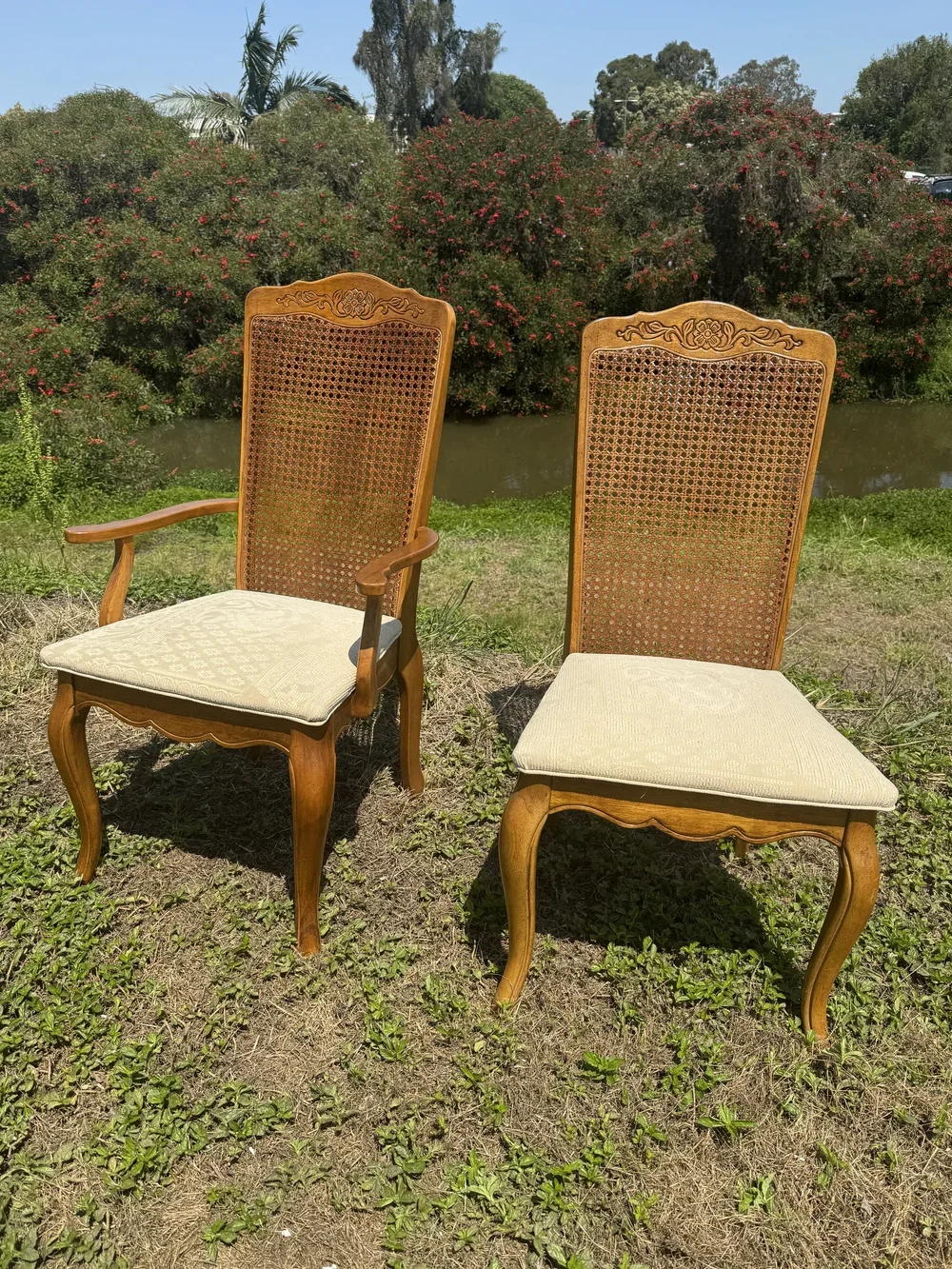 Ratttan chair repairs  - Yes we do those too !!