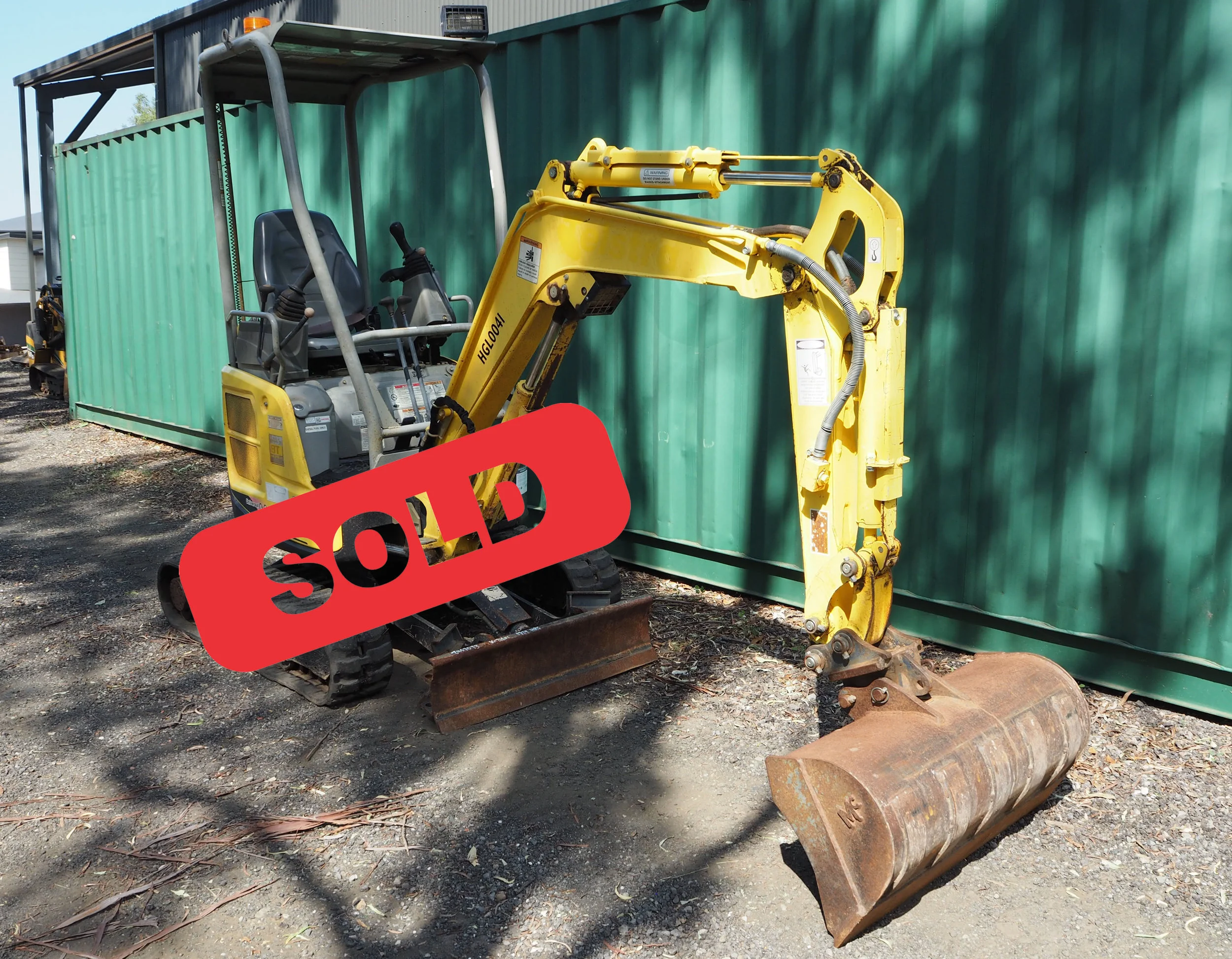 Yanmar VIO17 mini excavator 2010 (only 1730 hours)