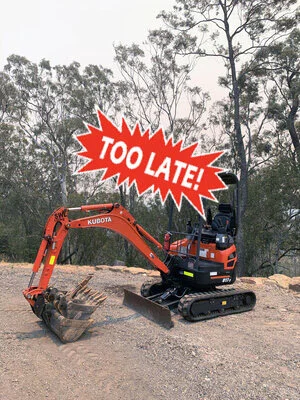 KUBOTA U17-3 Absolute cracker machine!!! The super popular mini is LIKE NEW - only 530 hours