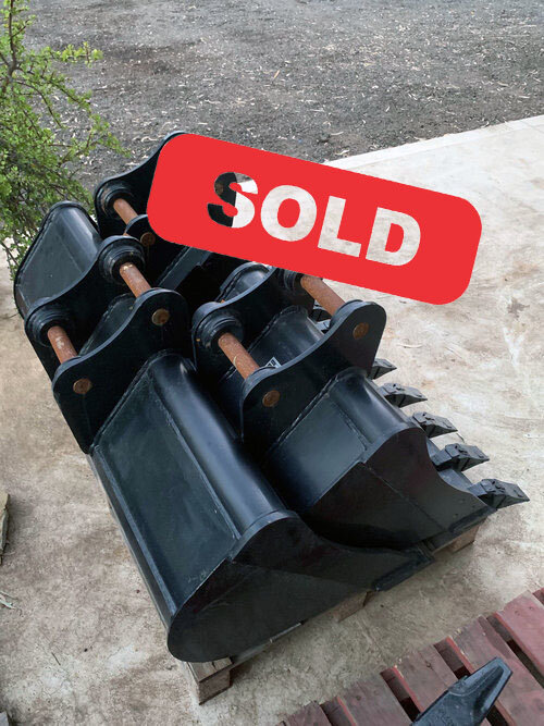 Bucket kit - suits 3-4 tonne excavator - contact us for more details
