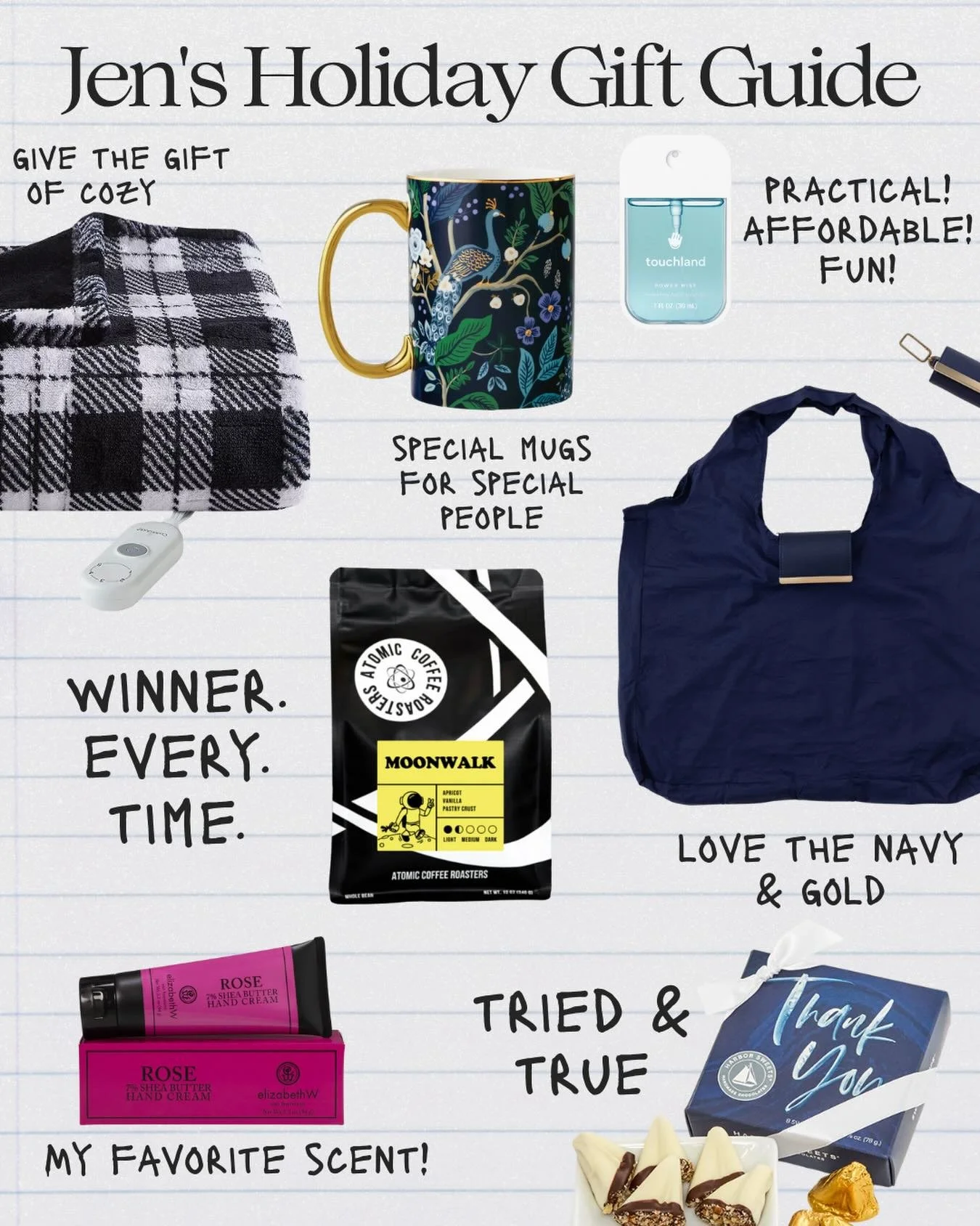 We know there are sooo many holiday gift guides out there, but don&rsquo;t forget your colleagues! Here are Jen&rsquo;s top gifting ideas for everyone you spend 40+ hours a week with 🎁

@shopkeote is the best versatile bag for everyday or for travel