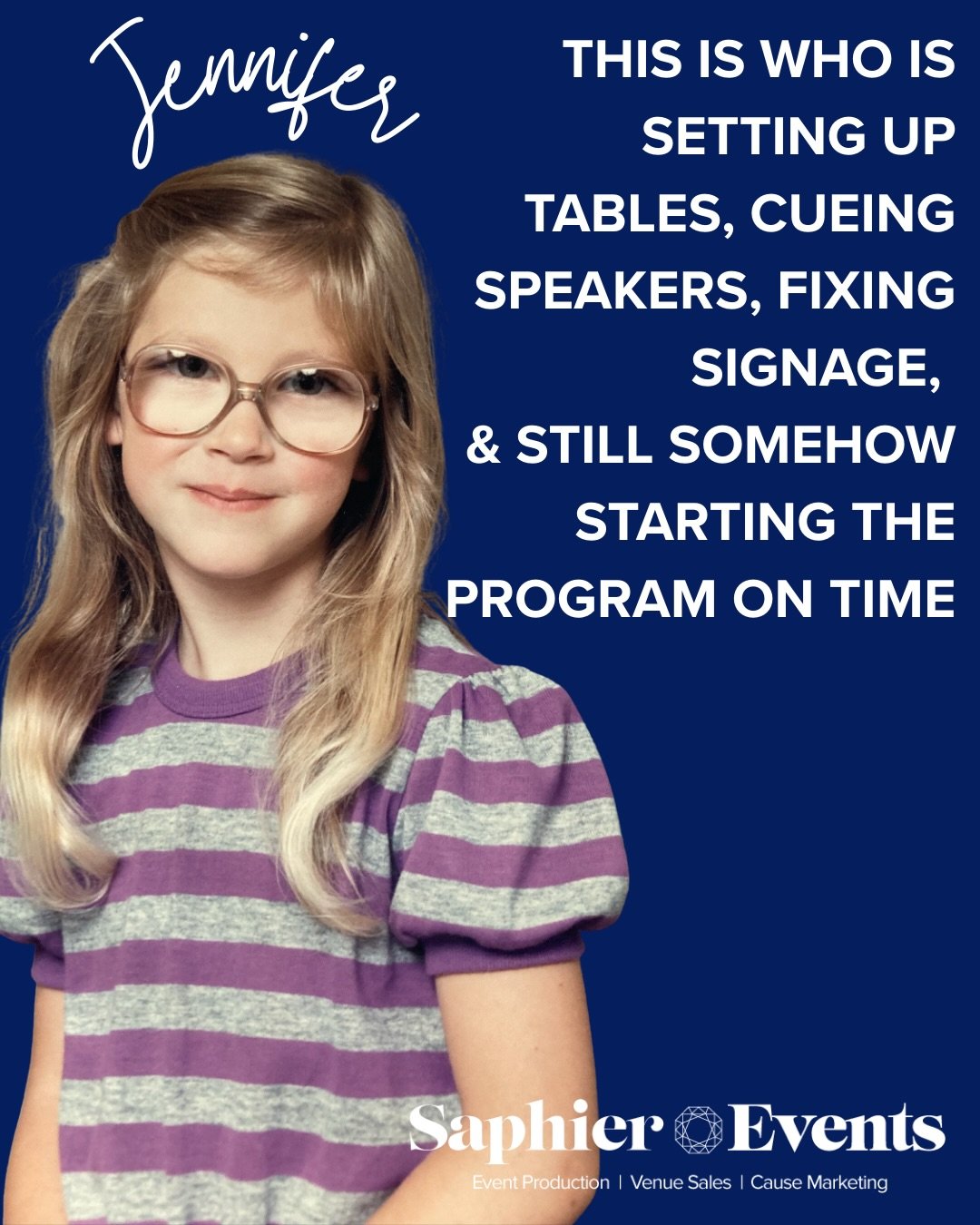 The team behind your event! 💙💫