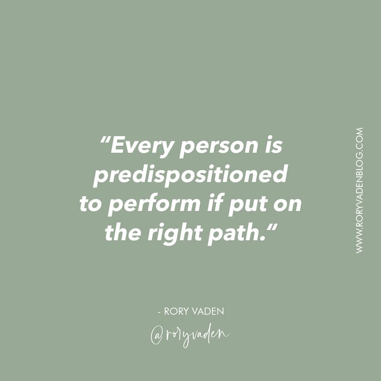 rory vaden quote right path